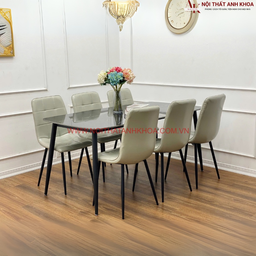 Bộ bàn ăn thông minh 6 ghế đẹp Bộ bàn ăn thông minh 6 ghế đẹp