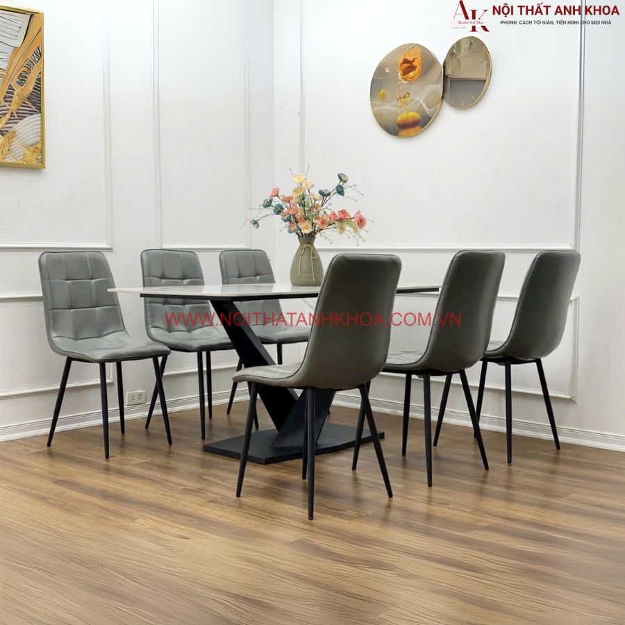 Bàn ăn 6 ghế hiện đại giá rẻ Bàn ăn 6 ghế hiện đại giá rẻ