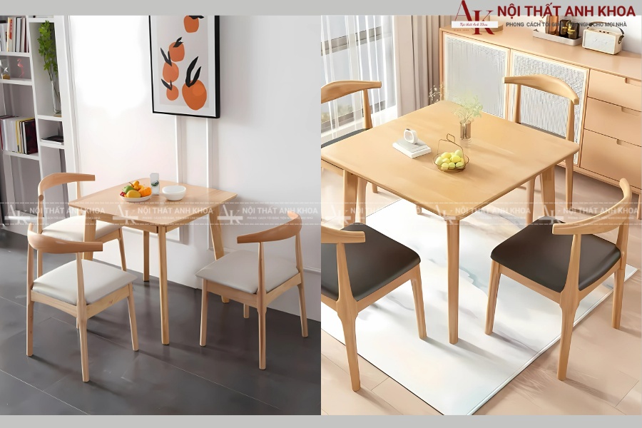 Bàn ăn - Cứu tinh cho căn bếp xíu xiu Bàn ăn - Cứu tinh cho căn bếp xíu xiu
