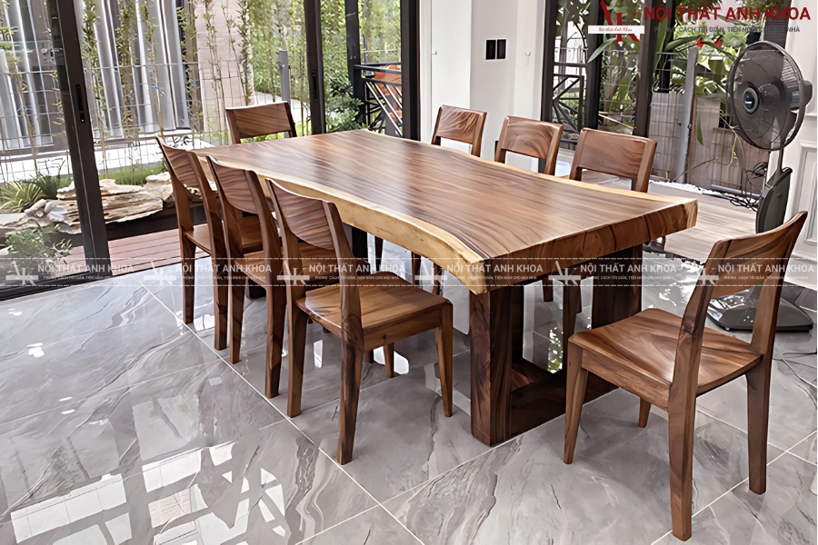 Mẫu bàn ăn gỗ đẹp - Mang lại không gian ấm cúng Mẫu bàn ăn gỗ đẹp - Mang lại không gian ấm cúng