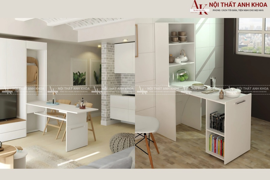 Bàn ăn dành cho căn bếp nhỏ - Nội thất Anh Khoa Bàn ăn dành cho căn bếp nhỏ - Nội thất Anh Khoa