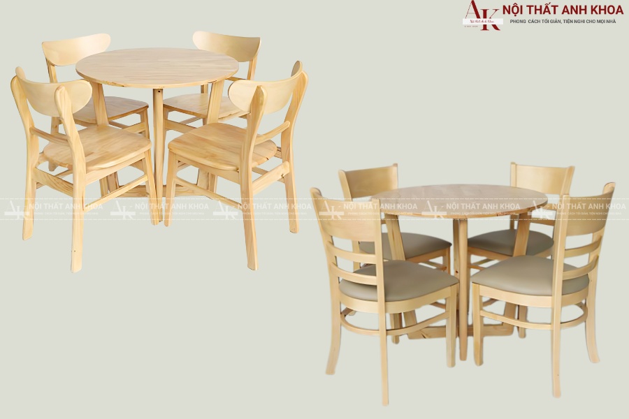 Bộ bàn ăn tròn 4 ghế - Thiết kế đẹp, giá ưu đãi Bộ bàn ăn tròn 4 ghế - Thiết kế đẹp, giá ưu đãi