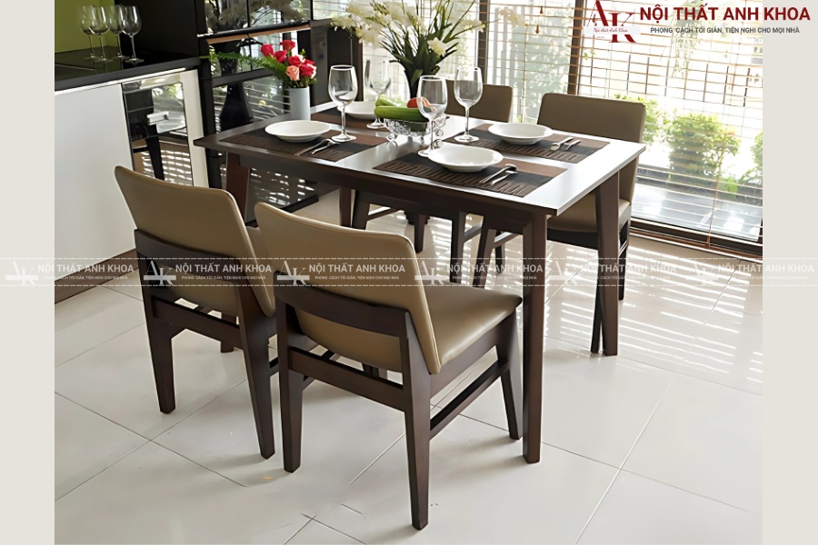 Bàn ăn mặt đá tạo điểm nhấn không gian bếp Bàn ăn mặt đá tạo điểm nhấn không gian bếp