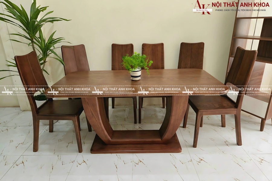 Bàn ăn gỗ tự nhiên - Vẻ đẹp mộc mạc cho không gian sống Bàn ăn gỗ tự nhiên - Vẻ đẹp mộc mạc cho không gian sống