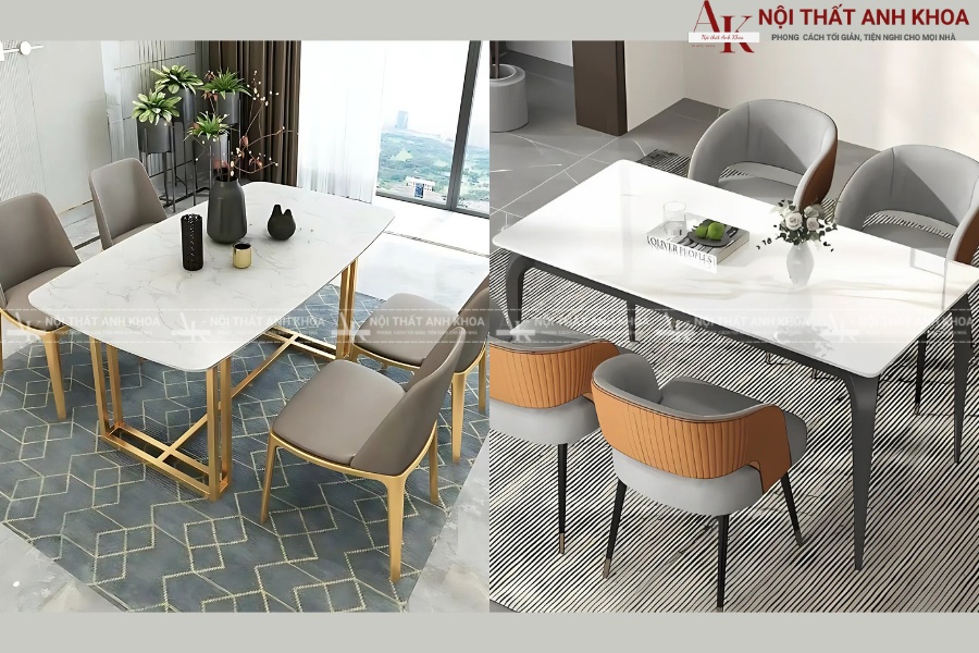 Bàn ăn mặt đá 1m2 chân sắt nghệ thuật Bàn ăn mặt đá 1m2 chân sắt nghệ thuật