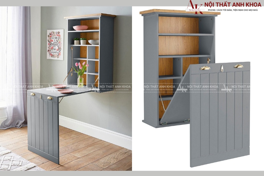 Bàn ăn mini treo tường Bàn ăn mini treo tường