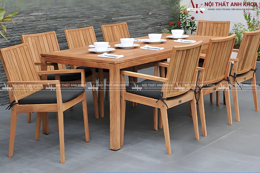 Bộ bàn ăn 8 ghế - Thiết kế hiện đại, tinh tế Bộ bàn ăn 8 ghế - Thiết kế hiện đại, tinh tế