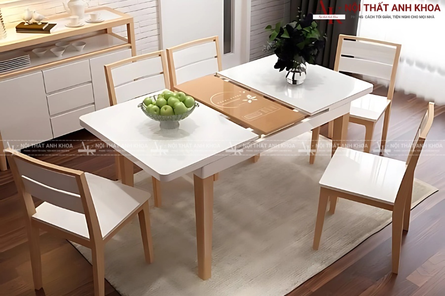 Bàn ăn thông minh mở rộng: Thao tác trong chớp mắt Bàn ăn thông minh mở rộng: Thao tác trong chớp mắt