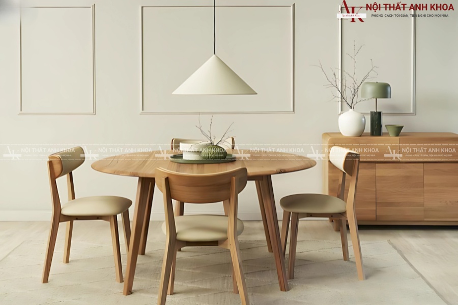 Bộ bàn ăn tròn 4 ghế - Kết nối yêu thương mỗi bữa cơm Bộ bàn ăn tròn 4 ghế - Kết nối yêu thương mỗi bữa cơm