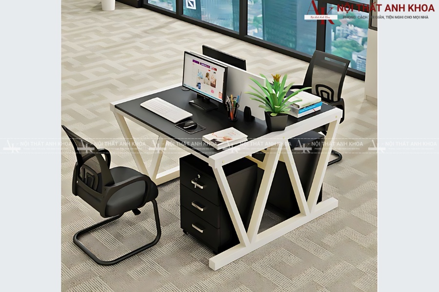 Bàn làm việc chân sắt - Lựa chọn bền đẹp, giá tốt Bàn làm việc chân sắt - Lựa chọn bền đẹp, giá tốt