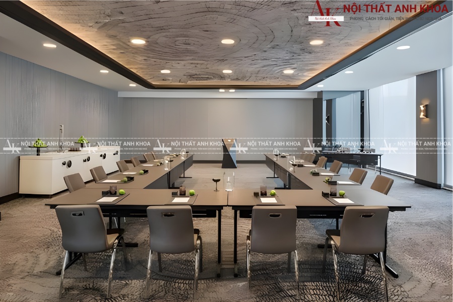Bàn họp chữ U MDF - Giải pháp kinh tế cho văn phòng hiện đại Bàn họp chữ U MDF - Giải pháp kinh tế cho văn phòng hiện đại