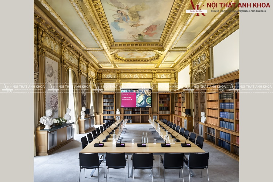 Mẫu bàn họp chữ U cho doanh nghiệp vừa và nhỏ Mẫu bàn họp chữ U cho doanh nghiệp vừa và nhỏ