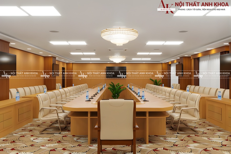 Bàn họp chữ U gỗ công nghiệp - Thẩm mỹ và tiện lợi Bàn họp chữ U gỗ công nghiệp - Thẩm mỹ và tiện lợi