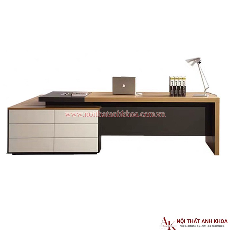 Bàn Giám Đốc Cao Cấp Gỗ MDF Phong Cách Hiện Đại Bàn Giám Đốc Cao Cấp Gỗ MDF Phong Cách Hiện Đại