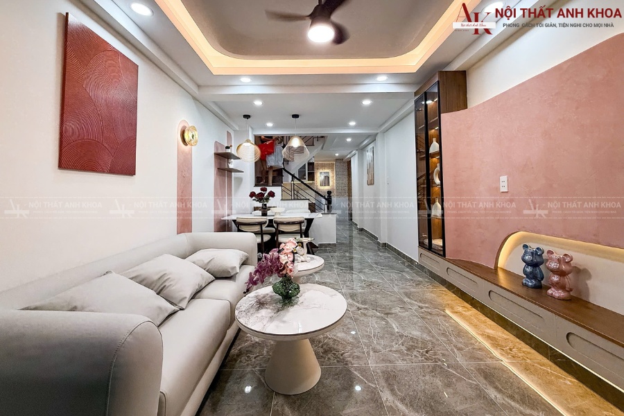 Thiết kế nội thất hiện đại cho dự án nhà phố tại Quận 7 Thiết kế nội thất hiện đại cho dự án nhà phố tại Quận 7