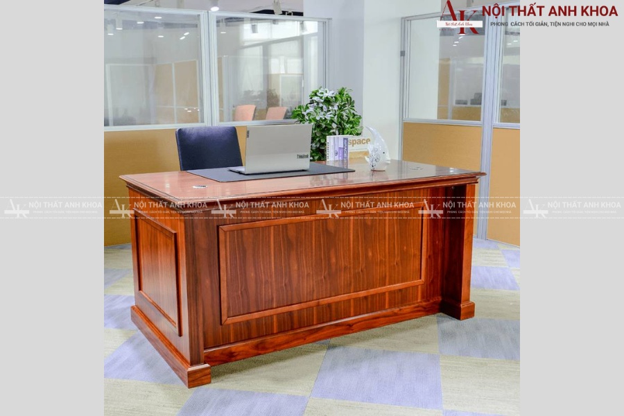 Mẫu bàn làm việc gỗ tự nhiên đẹp - Hiện đại, đẳng cấp Mẫu bàn làm việc gỗ tự nhiên đẹp - Hiện đại, đẳng cấp