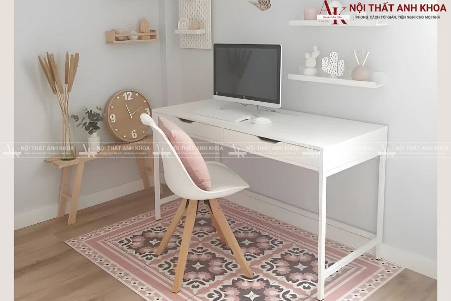 Bàn học chữ nhật Bàn học chữ nhật