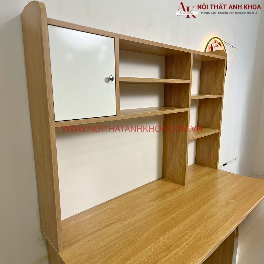 Bàn học có kệ sách gỗ công nghiệp Bàn học có kệ sách gỗ công nghiệp