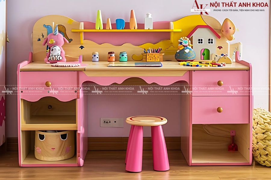 Bàn học công chúa dễ thương Bàn học công chúa dễ thương