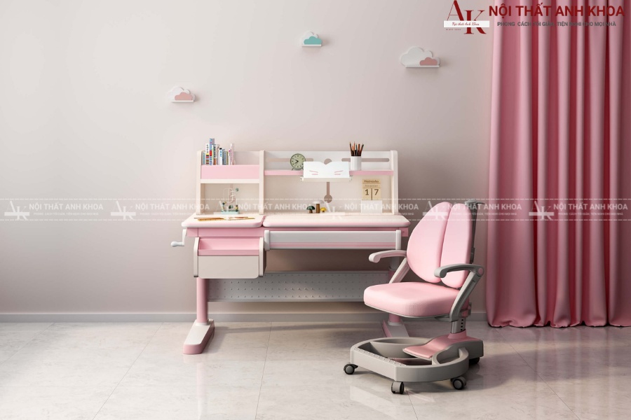 Bàn học điều chỉnh chiều cao, độ nghiêng mặt bàn Bàn học điều chỉnh chiều cao, độ nghiêng mặt bàn