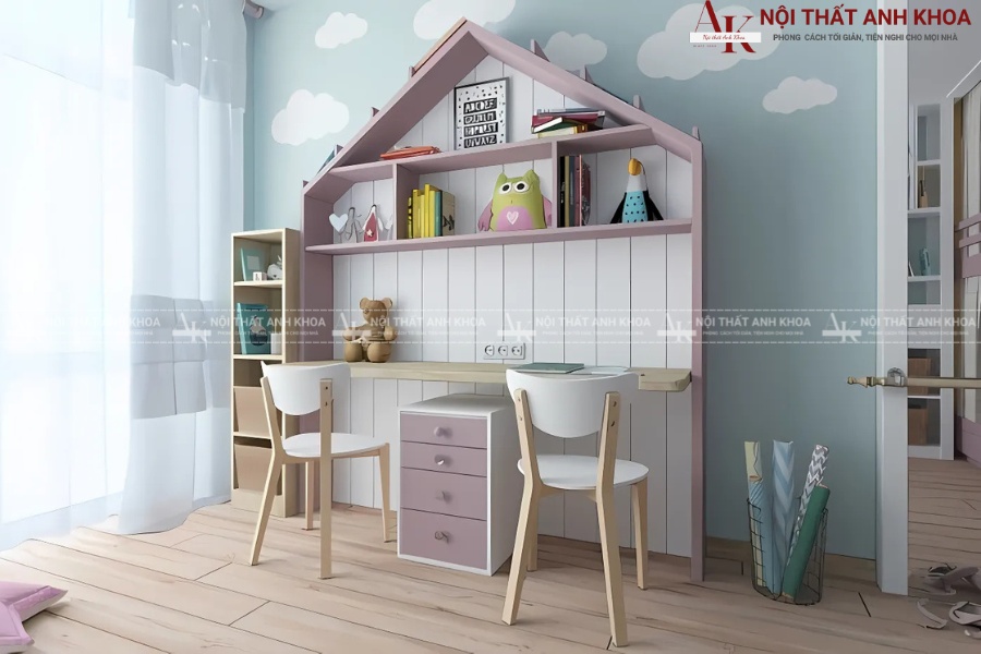 Bàn học đôi Bàn học đôi