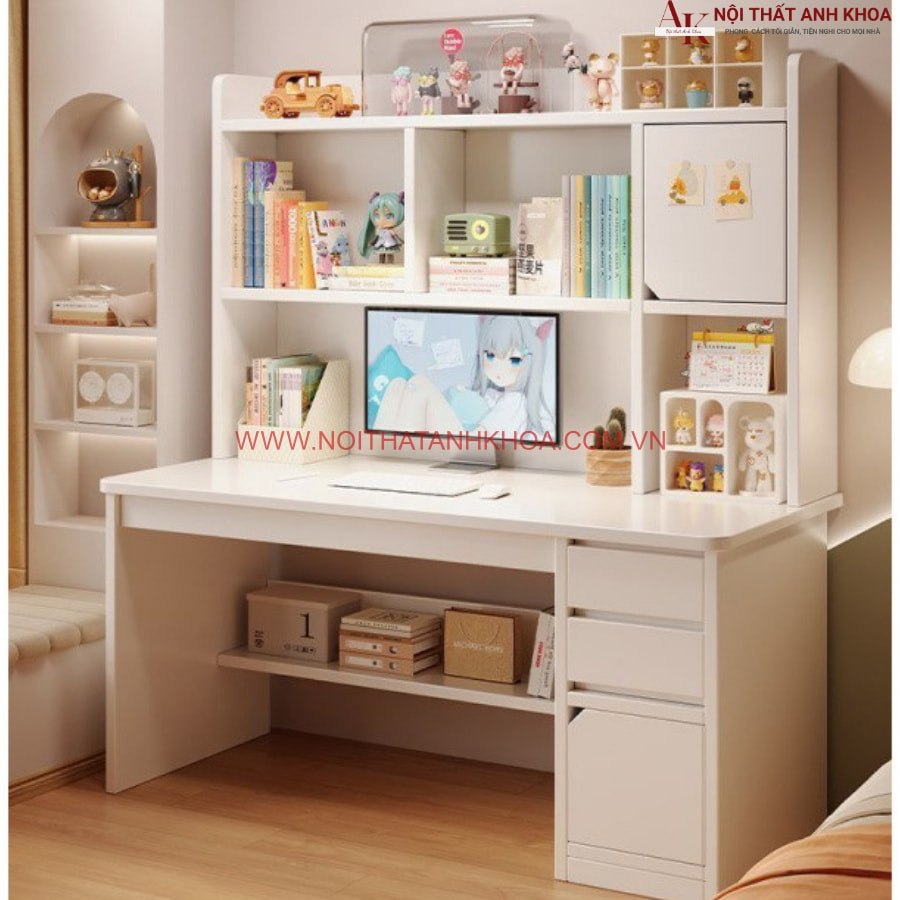 Bàn học gỗ công nghiệp hiện đại Bàn học gỗ công nghiệp hiện đại