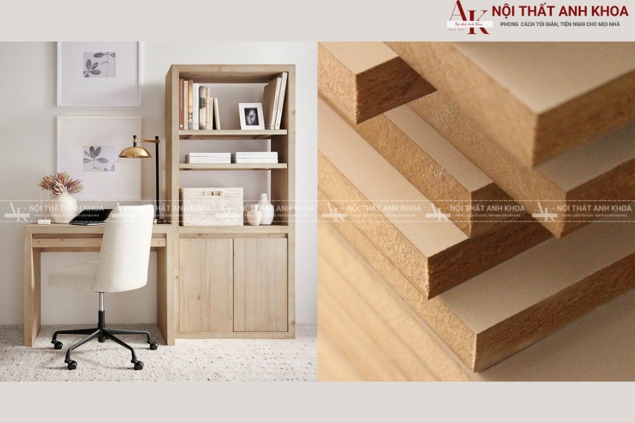 Bàn học gỗ công nghiệp MDF Bàn học gỗ công nghiệp MDF