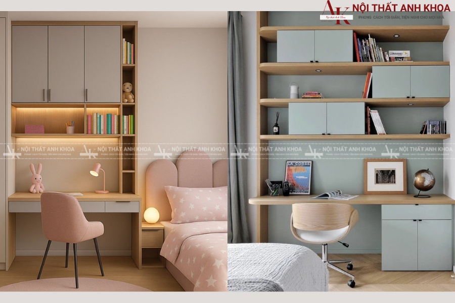 Bàn học gỗ HDF cao cấp bền chắc Bàn học gỗ HDF cao cấp bền chắc