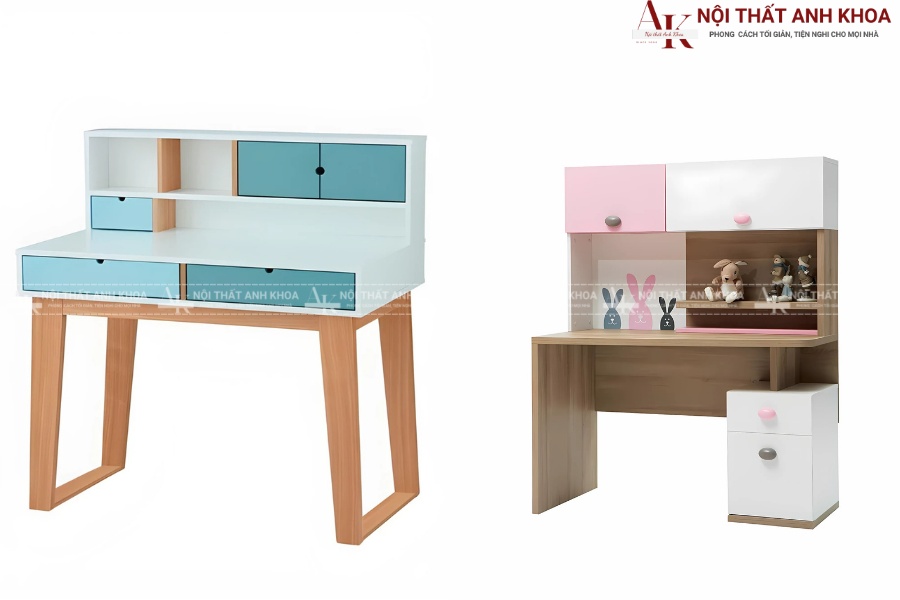 Bàn học màu sắc Pastel Bàn học màu sắc Pastel