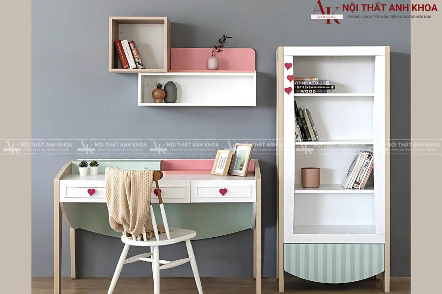 Bàn học tạo không gian cảm hứng Bàn học tạo không gian cảm hứng