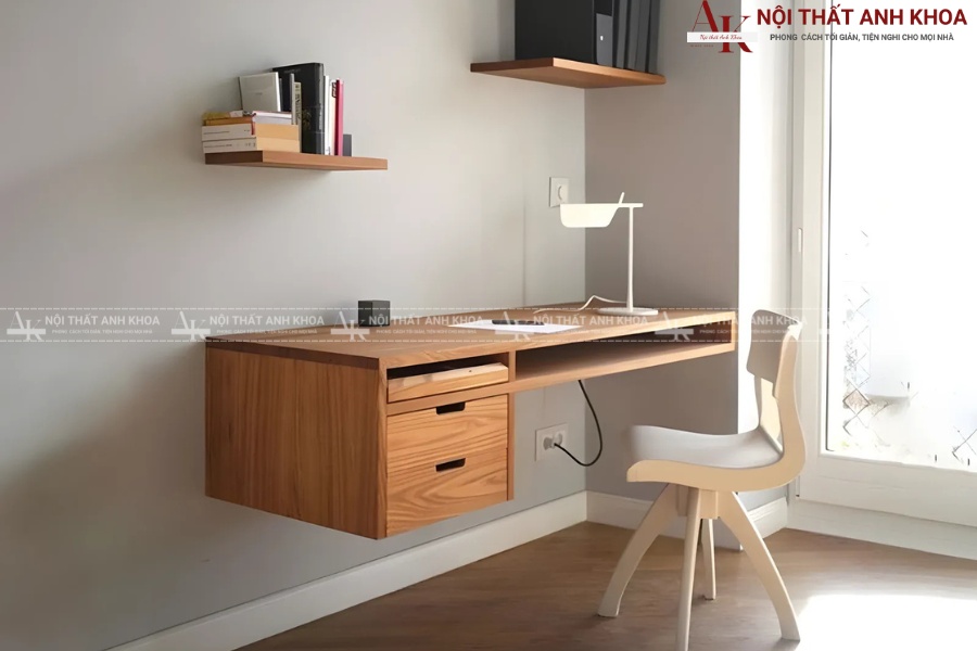 Bàn học treo mang đến những hạn chế Bàn học treo mang đến những hạn chế