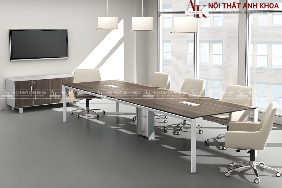 Mẫu bàn họp chân sắt đẹp - Hiện đại nhất 2025 Mẫu bàn họp chân sắt đẹp - Hiện đại nhất 2025