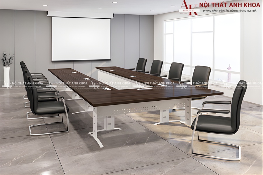 Thiết kế bàn họp chữ U đa dạng kích thước, phong cách Thiết kế bàn họp chữ U đa dạng kích thước, phong cách