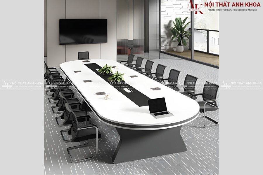 Mẫu bàn họp văn phòng dành cho không gian lớn Mẫu bàn họp văn phòng dành cho không gian lớn