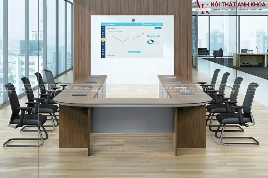 Bàn họp hình chữ U - Linh hoạt không gian Bàn họp hình chữ U - Linh hoạt không gian
