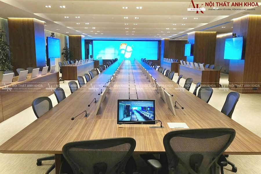 Thiết kế bàn họp tinh tế - Nâng tầm giá trị thương hiệu Thiết kế bàn họp tinh tế - Nâng tầm giá trị thương hiệu