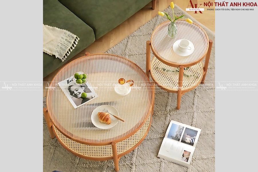 Bàn sofa mặt kính - Điểm nhấn đẳng cấp cho không gian sống Bàn sofa mặt kính - Điểm nhấn đẳng cấp cho không gian sống