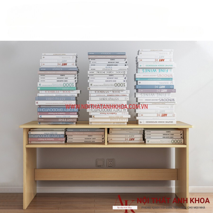 Không gian lưu trữ rộng rãi của bàn làm việc gỗ công nghiệp đơn giản Không gian lưu trữ rộng rãi của bàn làm việc gỗ công nghiệp đơn giản