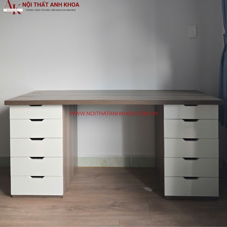 Bàn làm việc ikea gỗ công nghiệp ngăn kéo tiện ích Bàn làm việc ikea gỗ công nghiệp ngăn kéo tiện ích