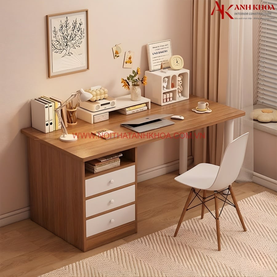 Bàn làm việc tại nhà gỗ công nghiệp đẹp giá tốt Bàn làm việc tại nhà gỗ công nghiệp đẹp giá tốt