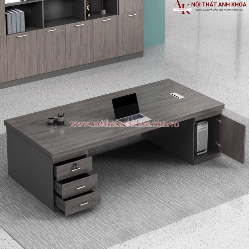 Bàn Làm Việc Trưởng Phòng Gỗ Công Nghiệp Hiện Đại Đẳng Cấp Bàn Làm Việc Trưởng Phòng Gỗ Công Nghiệp Hiện Đại Đẳng Cấp