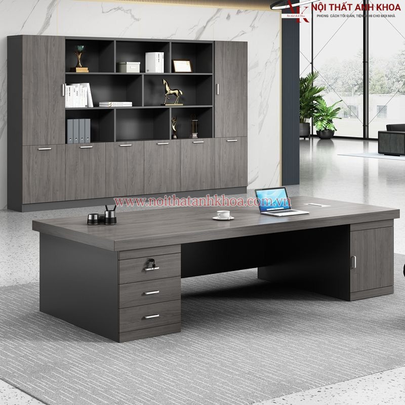 Bàn Làm Việc Trưởng Phòng Gỗ Công Nghiệp Hiện Đại Đẳng Cấp Bàn Làm Việc Trưởng Phòng Gỗ Công Nghiệp Hiện Đại Đẳng Cấp