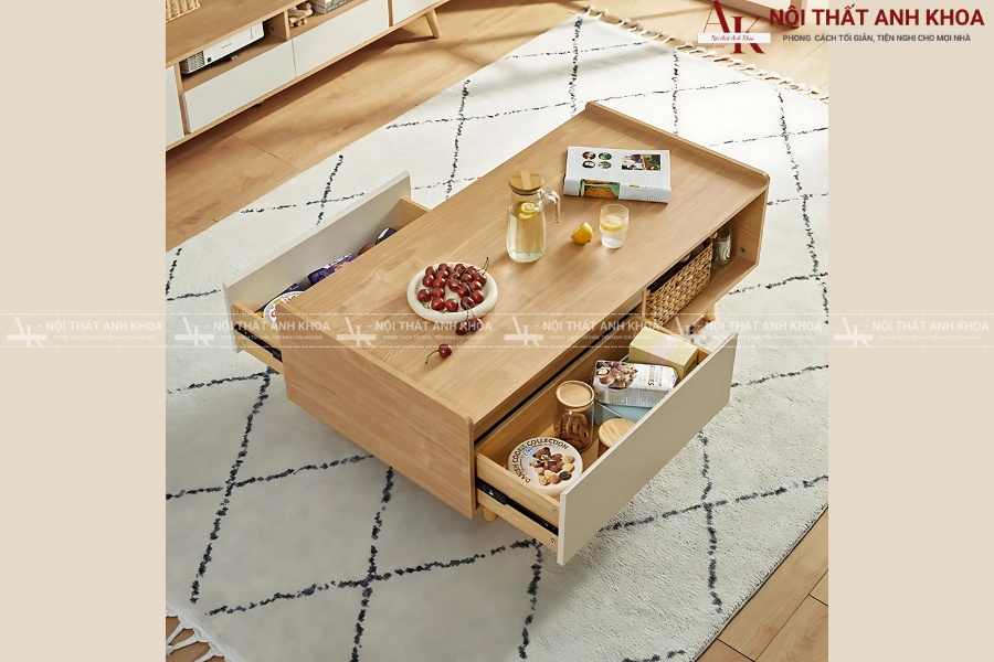 Mẫu bàn sofa gỗ công nghiệp - Hiện đại, sang trọng Mẫu bàn sofa gỗ công nghiệp - Hiện đại, sang trọng