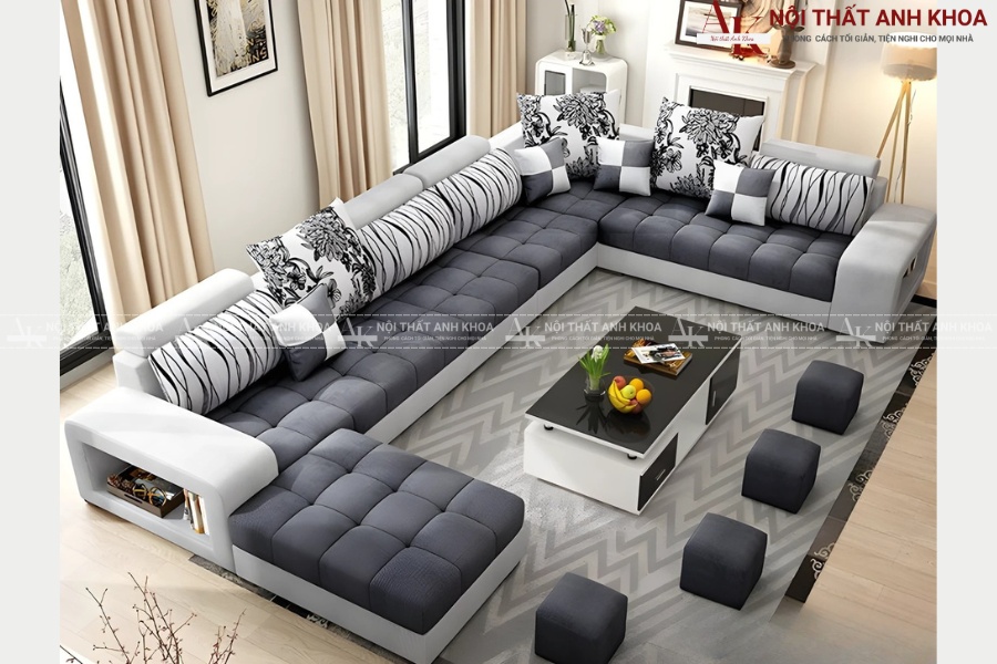 Xu hướng thiết kế bàn sofa mặt đá mới nhất 2025 Xu hướng thiết kế bàn sofa mặt đá mới nhất 2025