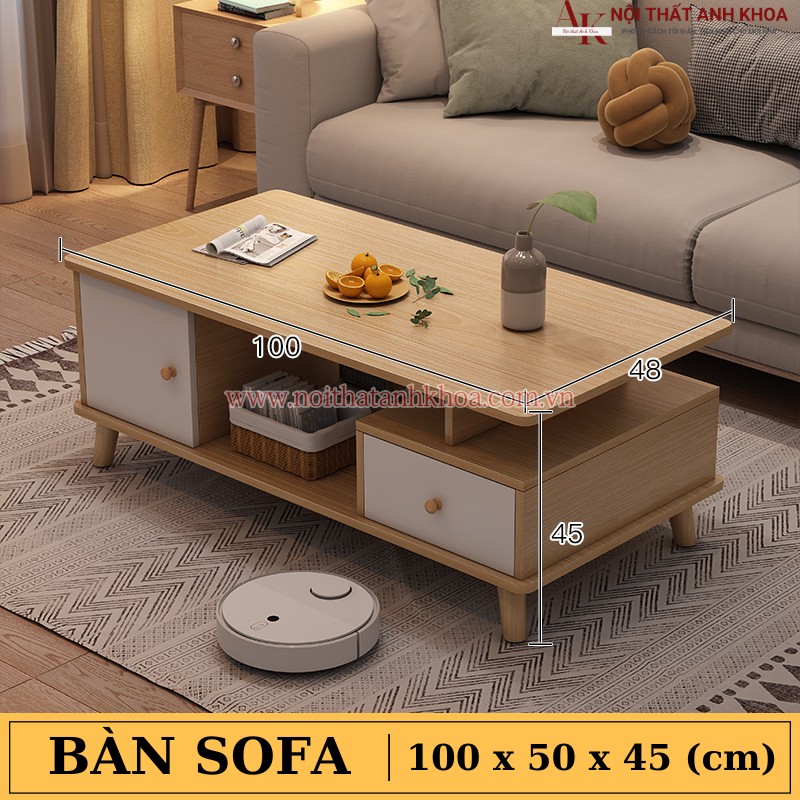 Bàn sofa phòng khách gỗ công nghiệp đa dạng mẫu mã màu sắc (kt: 100 x 50 x 45 cm) Bàn sofa phòng khách gỗ công nghiệp đa dạng mẫu mã màu sắc (kt: 100 x 50 x 45 cm)