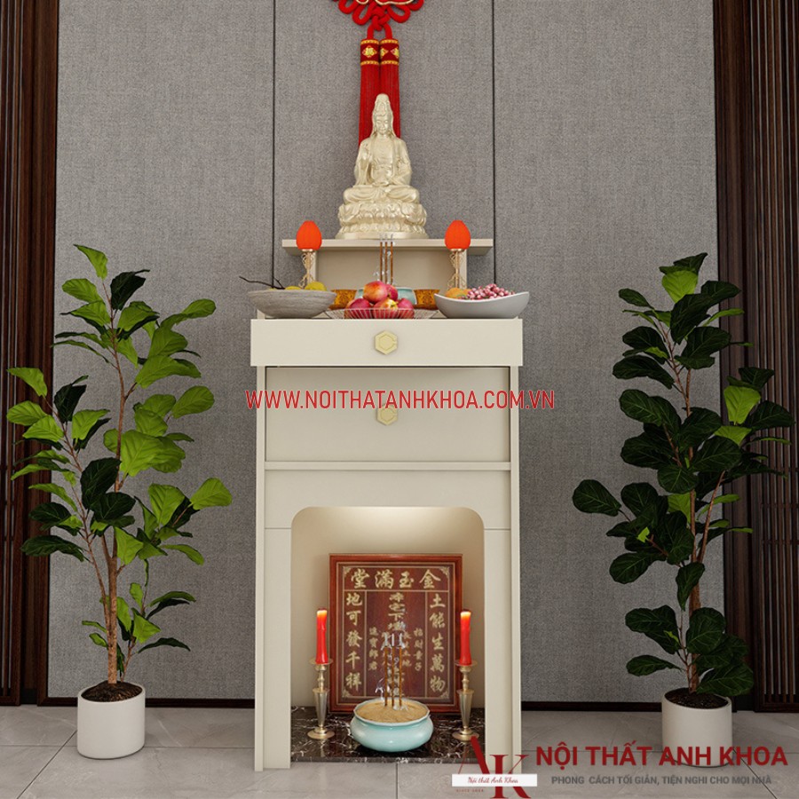 Bàn thờ gia tiên gỗ công nghiệp MDF Bàn thờ gia tiên gỗ công nghiệp MDF