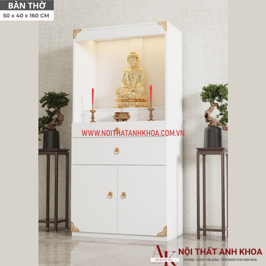 Bàn thờ được làm từ gỗ công nghiệp MDF hiện đại Bàn thờ được làm từ gỗ công nghiệp MDF hiện đại