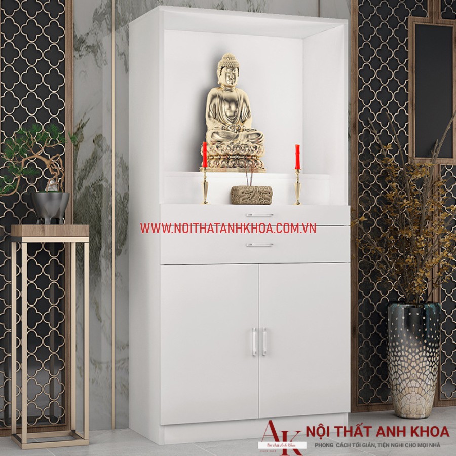 Bàn thờ gỗ công nghiệp MDF hiện đại, bền bỉ Bàn thờ gỗ công nghiệp MDF hiện đại, bền bỉ