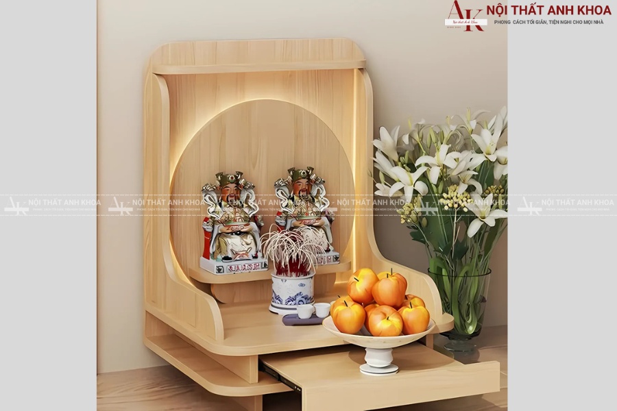 Mẫu bàn thờ thần tài - Ông địa cho gia chủ kinh doanh Mẫu bàn thờ thần tài - Ông địa cho gia chủ kinh doanh