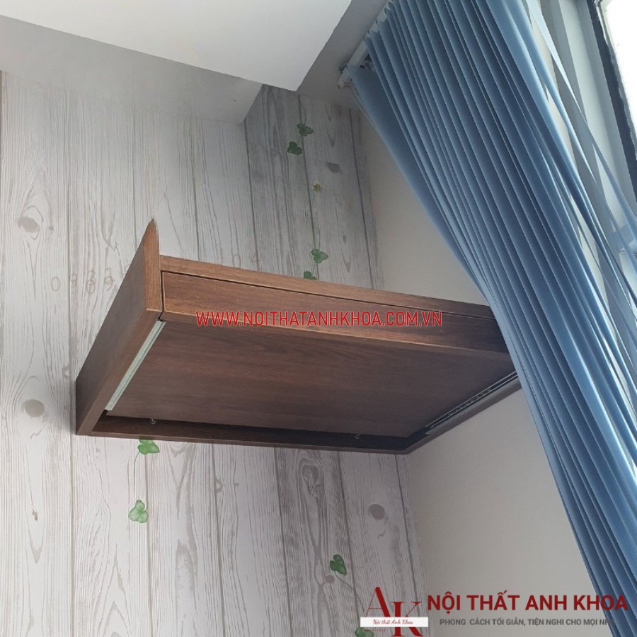 Bàn thờ treo tường gỗ màu nâu vân gỗ ấm áp Bàn thờ treo tường gỗ màu nâu vân gỗ ấm áp